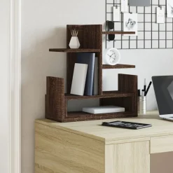 Kantoorartikelen*vidaXL Bureau organiser 49x20x52,5 cm bewerkt hout ig bruin eikenkleur