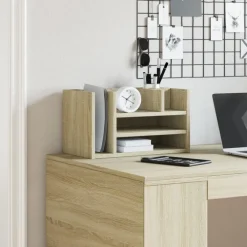 Bureau organiser 44,5x24x25 cm bewerkt hout kleurig><noscript><img width=