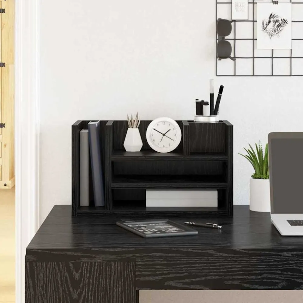 Bureau Organizer Oudhout 44,5 x 24 x 25 cm Bewerkt hout>vidaXL Online