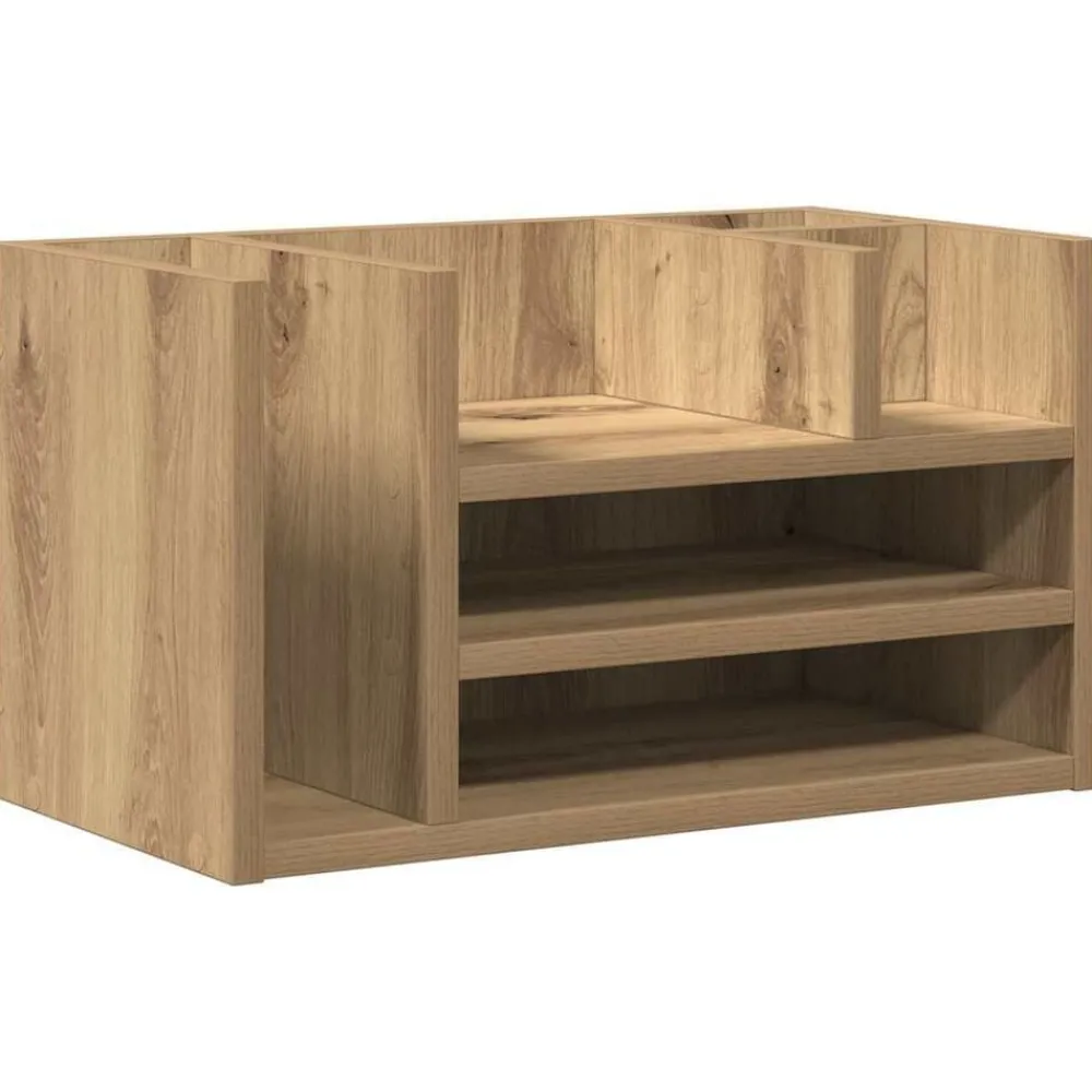 Bureau Organizer 44,5 x 24 x 25 cm Bewerkt hout>vidaXL