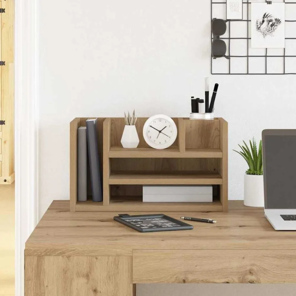 Bureau Organizer 44,5 x 24 x 25 cm Bewerkt hout>vidaXL