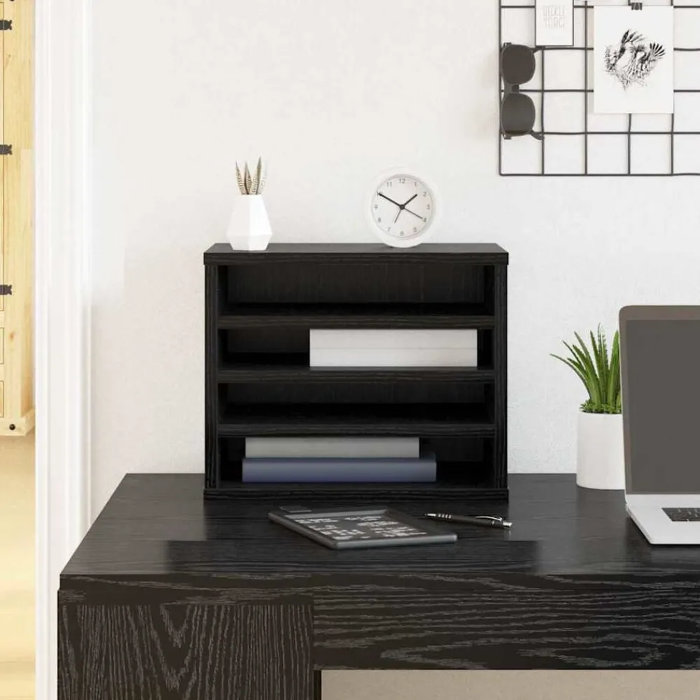 Bureau Organizer 36 x 26 x 29,5 cm Bewerkt hout>vidaXL Outlet