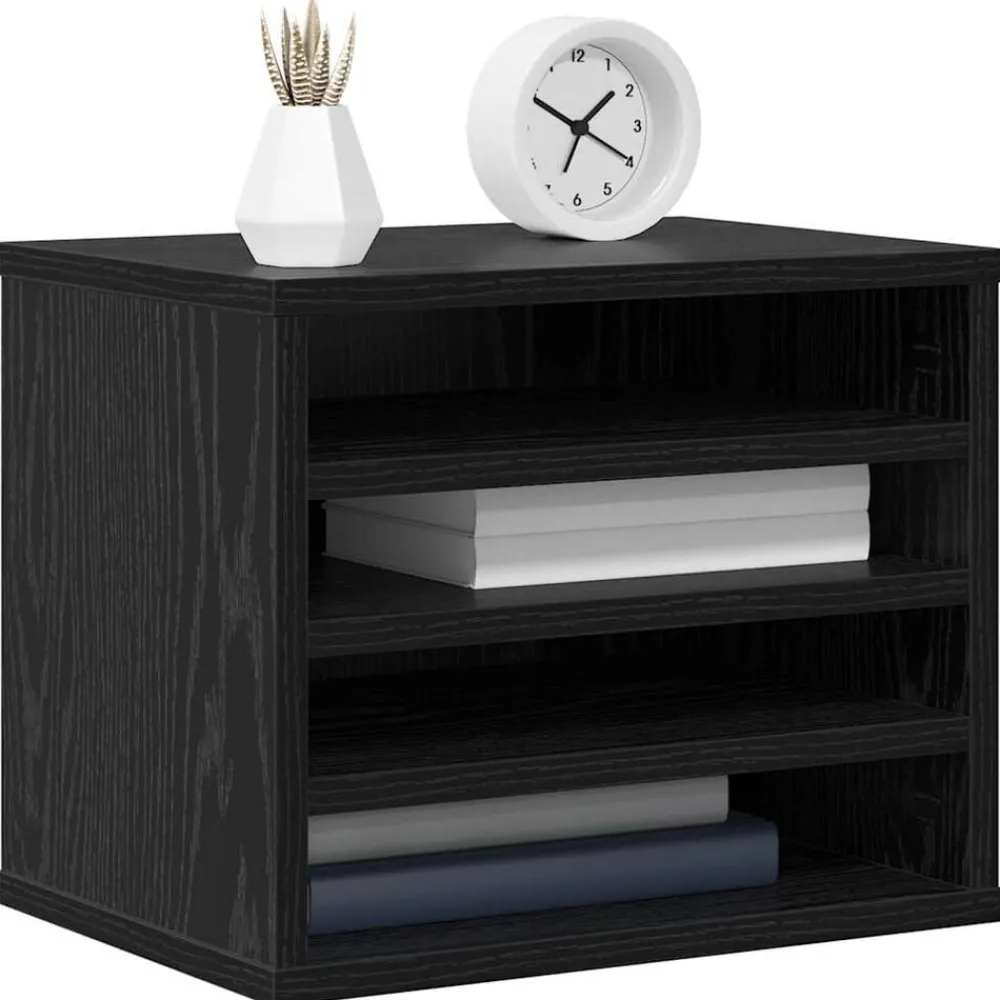 Bureau Organizer 36 x 26 x 29,5 cm Bewerkt hout>vidaXL Outlet