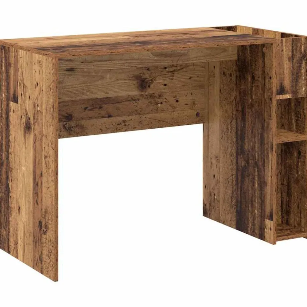 Bureau Oudhout 109 x 50 x 78 cm Bewerkt hout>vidaXL Hot