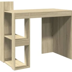 Kantoormeubelen*vidaXL Bureau 103,5x56,5x94 cm bewerkt hout kleurig Sonoma eiken