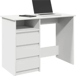 Bureau 102x50x75 cm bewerkt hout>vidaXL