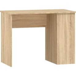 Kantoormeubelen*vidaXL Bureau 100x55x75 cm bewerkt hout kleurig Sonoma eiken