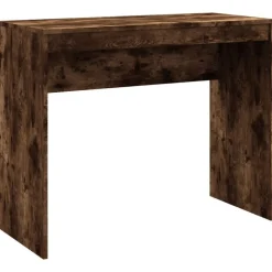Kantoormeubelen*vidaXL Bureau 90x40x72 cm bewerkt hout kleurig Gerookt eiken