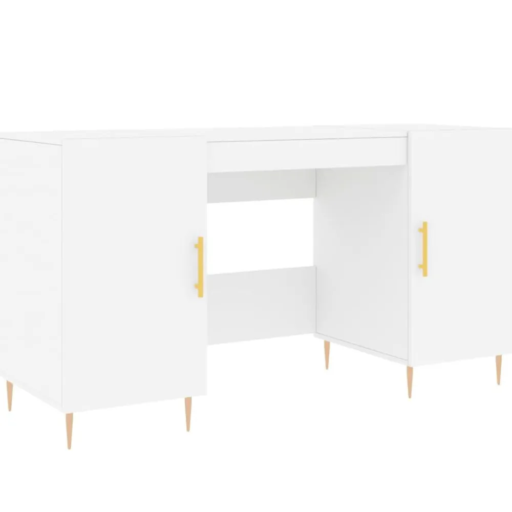 Bureau 140x50x75 cm bewerkt hout>vidaXL Online