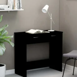 Kantoormeubelen*vidaXL Bureau 80x40x75 cm bewerkt hout Zwart