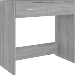 Bureau 80x40x75 cm bewerkt hout eikenkleurig>vidaXL Clearance
