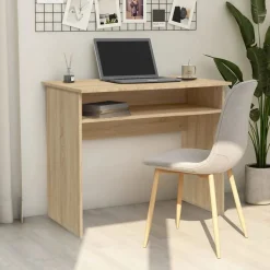 Bureau 90x50x74 cm bewerkt hout kleurig>vidaXL Hot