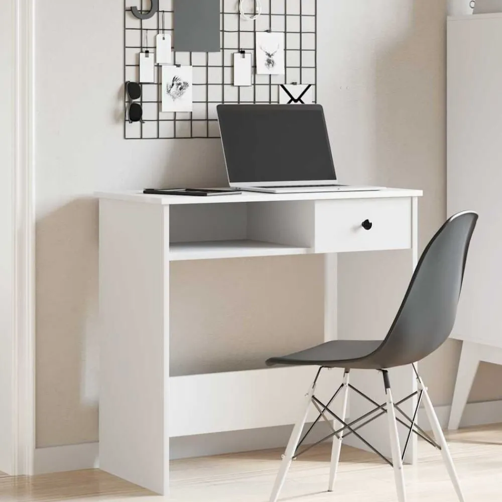 Bureau 80x40x75 cm bewerkt hout>vidaXL New