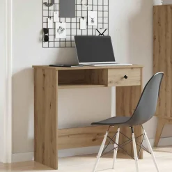 Bureau 80x40x75 cm bewerkt hout><noscript><img width=