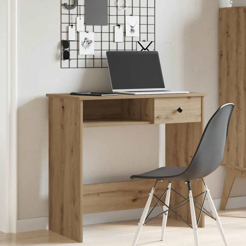 Bureau 80x40x75 cm bewerkt hout>vidaXL Sale