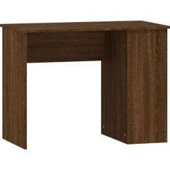 Kantoormeubelen*vidaXL Bureau 100x55x75 cm bewerkt hout bruin eikenkleur