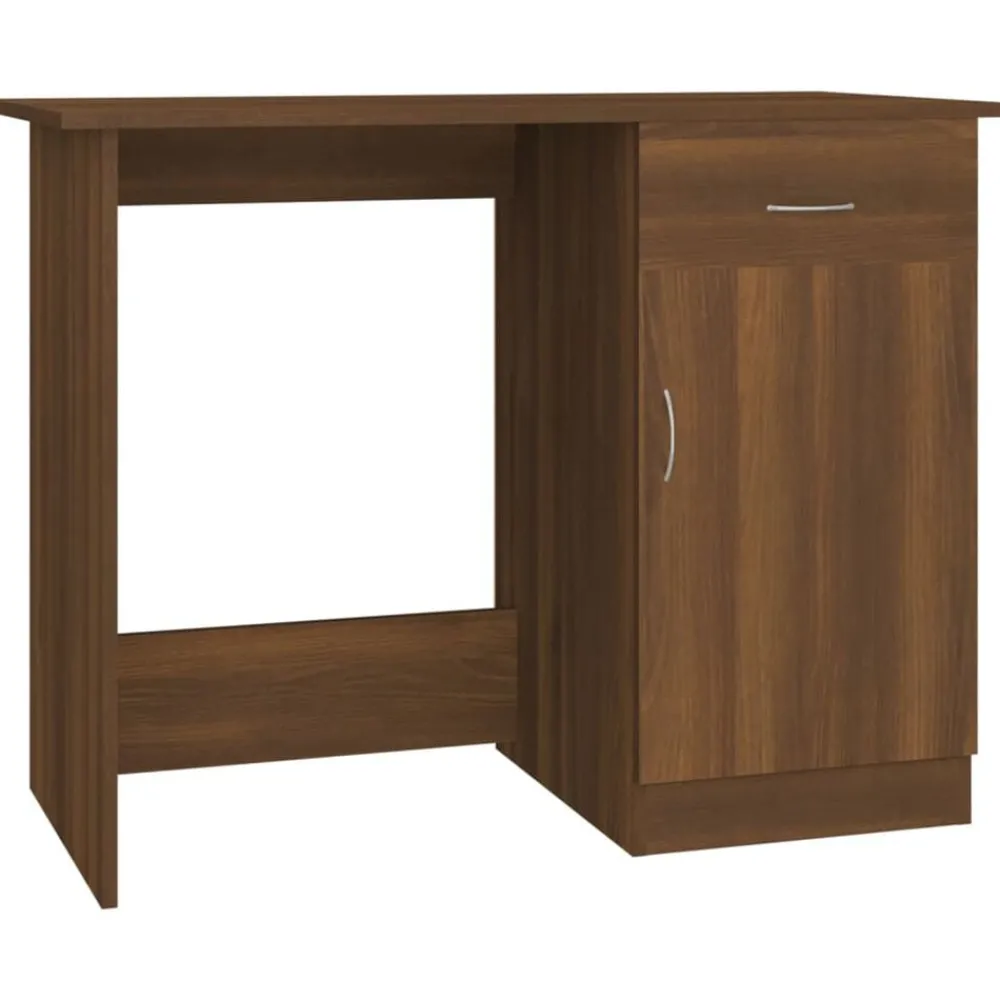 Bureau 100x50x76 cm bewerkt hout>vidaXL Discount