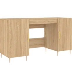 Bureau 140x50x75 cm bewerkt hout kleurig>vidaXL Clearance