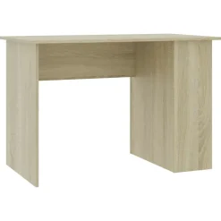 Kantoormeubelen*vidaXL Bureau 110x60x73 cm bewerkt hout kleurig Sonoma eiken