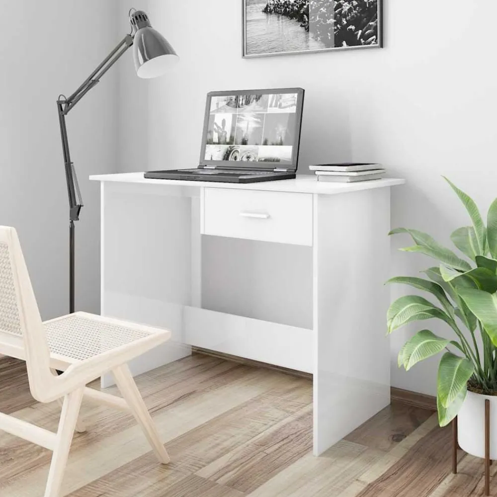 Bureau 100x50x76 cm bewerkt hout>vidaXL Sale