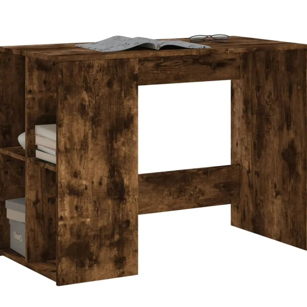 Bureau 102x50x75 cm bewerkt hout kleurig>vidaXL Outlet