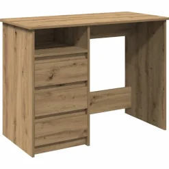 Bureau 102x50x75 cm bewerkt hout>vidaXL New