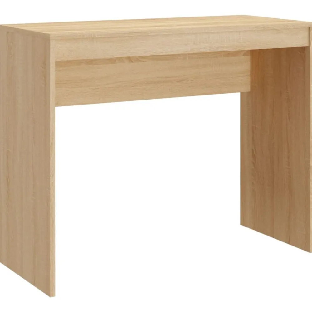 Kantoormeubelen*vidaXL Bureau 90x40x72 cm bewerkt hout kleurig Sonoma eiken