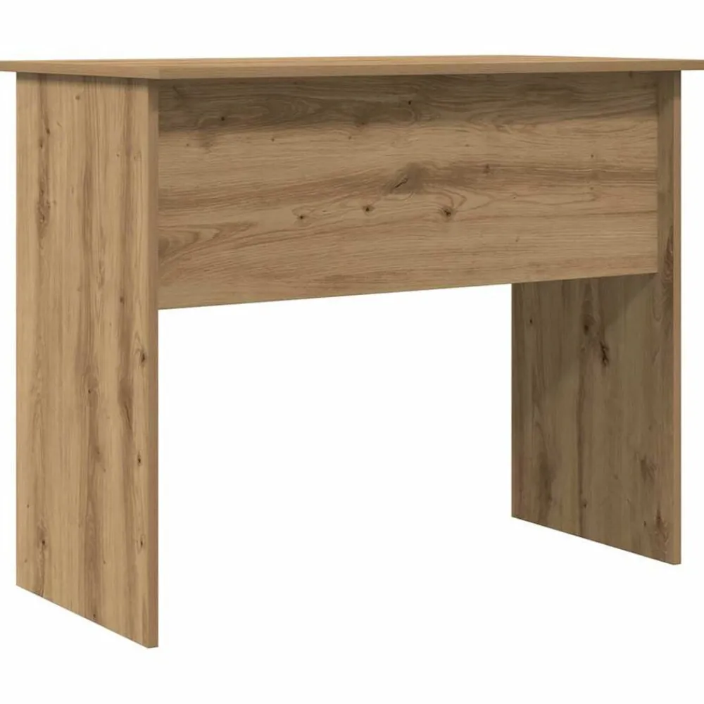 Bureau 90x50x74 cm bewerkt hout artisanaal eikenkleur>vidaXL Outlet