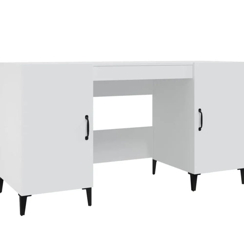Bureau 140x50x75 cm bewerkt hout>vidaXL Online