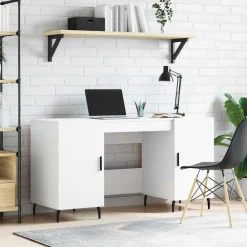 Bureau 140x50x75 cm bewerkt hout>vidaXL Outlet