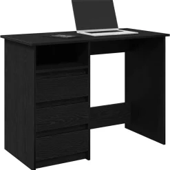 Bureau 102x50x75 cm bewerkt hout>vidaXL New