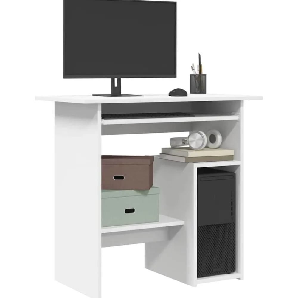 Bureau 80x45x74 cm bewerkt hout>vidaXL New