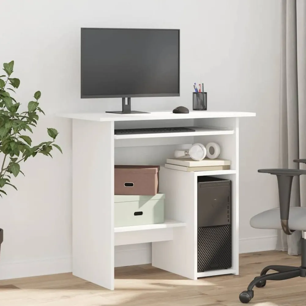 Bureau 80x45x74 cm bewerkt hout>vidaXL New