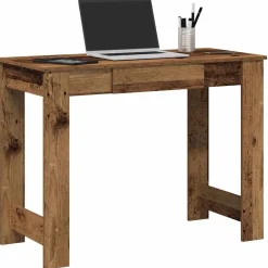 Bureau 100x45x75 cm bewerkt hout kleurig>vidaXL
