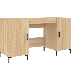 Bureau 140x50x75 cm bewerkt hout kleurig>vidaXL Discount