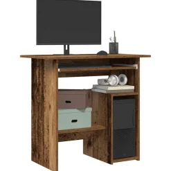 Bureau 80x45x74 cm bewerkt hout kleurig>vidaXL Sale