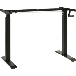 Kantoormeubelen*vidaXL Bureau 120 x 60 cm Massief Eikenhout Zwart en donkerbruin