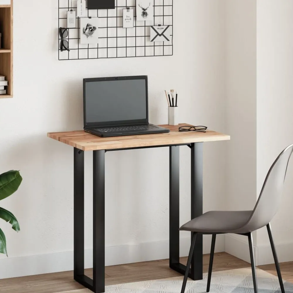 Bureaublad met olieafwerking 80x50x2 cm massief acaciahout>vidaXL Clearance