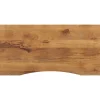 Tafelaccessoires*vidaXL Bureaublad met ronding 120x50x2,5 cm massief ruw mangohout
