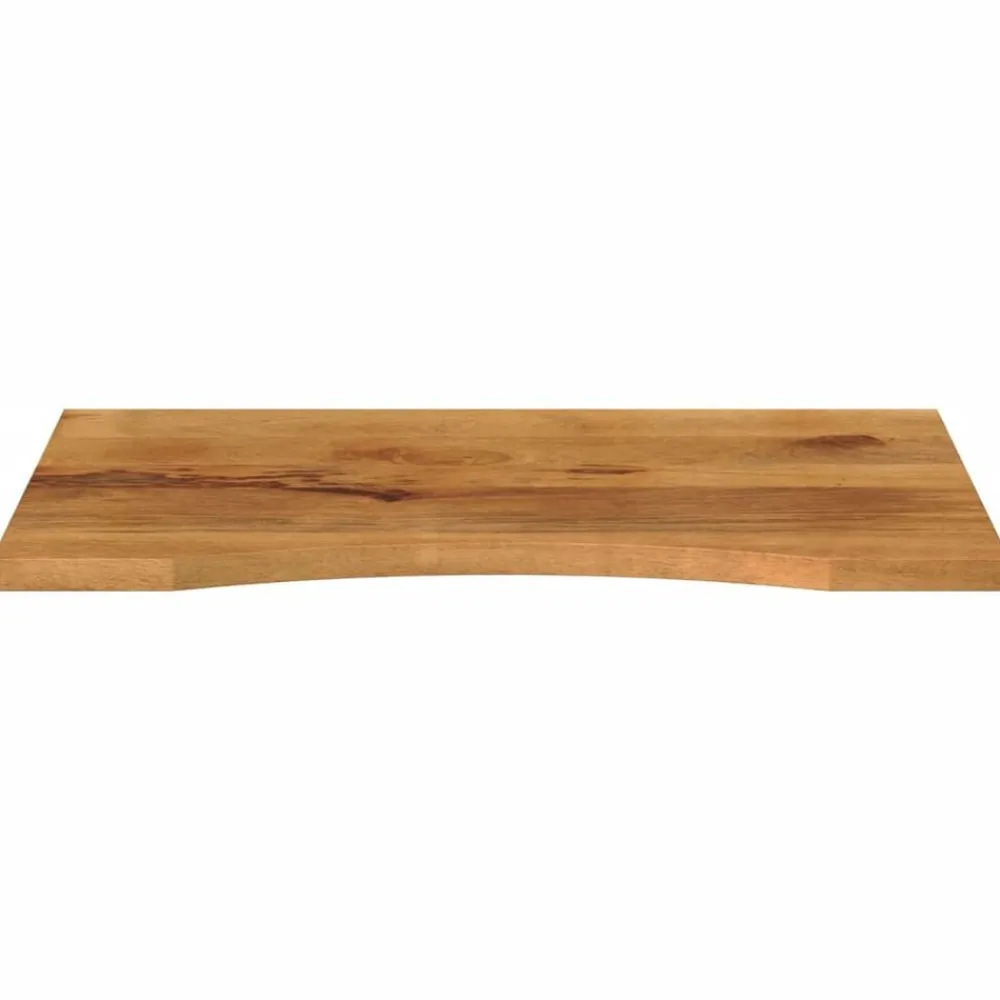 Bureaublad met ronding 90x50x2,5 cm massief ruw mangohout>vidaXL