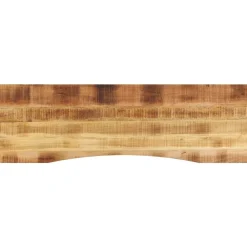 Tafelaccessoires*vidaXL Bureaublad met ronding 160x50x2,5 cm massief ruw mangohout