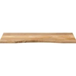 Bureaublad met ronding 110x60x2,5 cm massief ruw mangohout><noscript><img width=