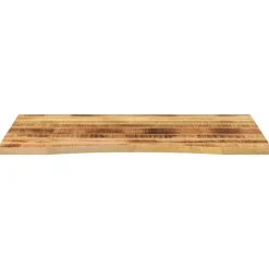 Bureaublad met ronding 110x80x2,5 cm massief ruw mangohout><noscript><img width=