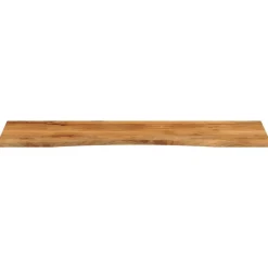 Tafelaccessoires*vidaXL Bureaublad met ronding 160x50x2,5 cm massief ruw mangohout