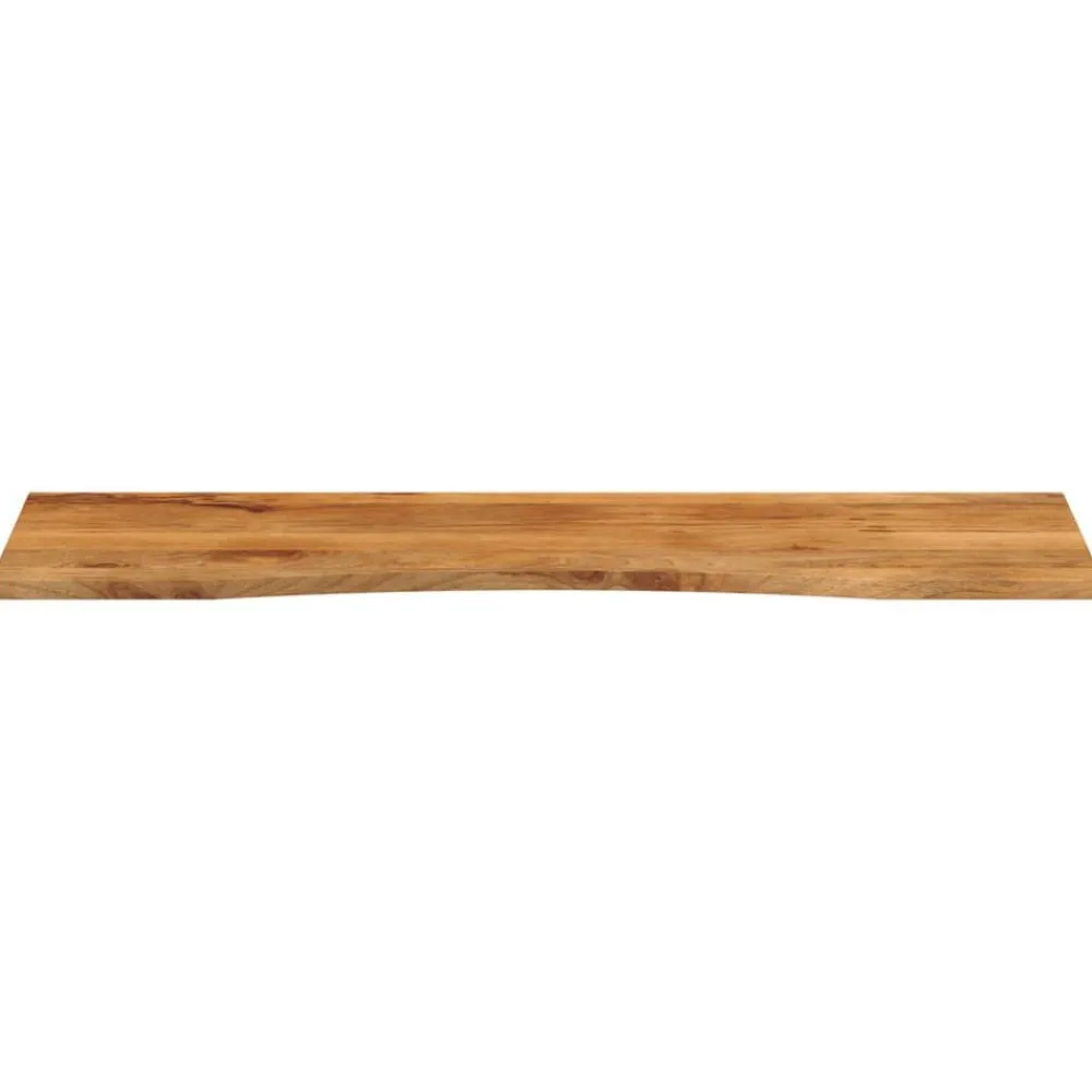 Tafelaccessoires*vidaXL Bureaublad met ronding 160x50x2,5 cm massief ruw mangohout