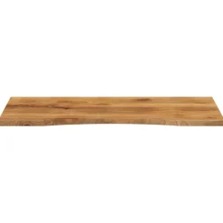 Bureaublad met ronding 110x50x2,5 cm massief ruw mangohout><noscript><img width=