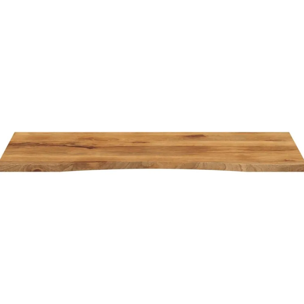 Bureaublad met ronding 110x50x2,5 cm massief ruw mangohout>vidaXL Clearance