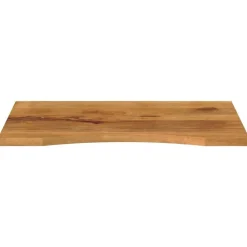 Bureaublad met ronding 100x60x2,5 cm massief ruw mangohout><noscript><img width=