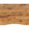Tafelaccessoires*vidaXL Bureaublad met ronding 110x80x2,5 cm massief ruw mangohout