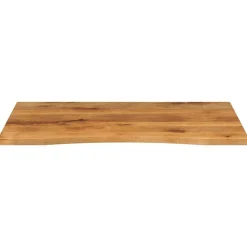 Tafelaccessoires*vidaXL Bureaublad met ronding 110x80x2,5 cm massief ruw mangohout